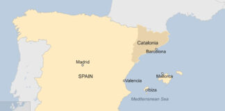 Las inundaciones atrapan a personas en coches en la región española de Cataluña