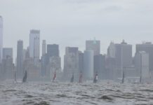 Vela-España lidera el SailGP de Nueva York, azotado por el viento, tras la interrupción del día inaugural