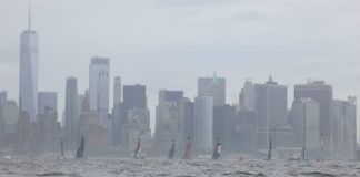 Vela-España lidera el SailGP de Nueva York, azotado por el viento, tras la interrupción del día inaugural