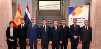 La viceprimera ministra y ministra de Asuntos Exteriores pronunció un discurso inaugural en la inauguración del IV Foro España – Tailandia, celebrado bajo el lema “Innovación, tecnología y cooperación para un futuro digital compartido”